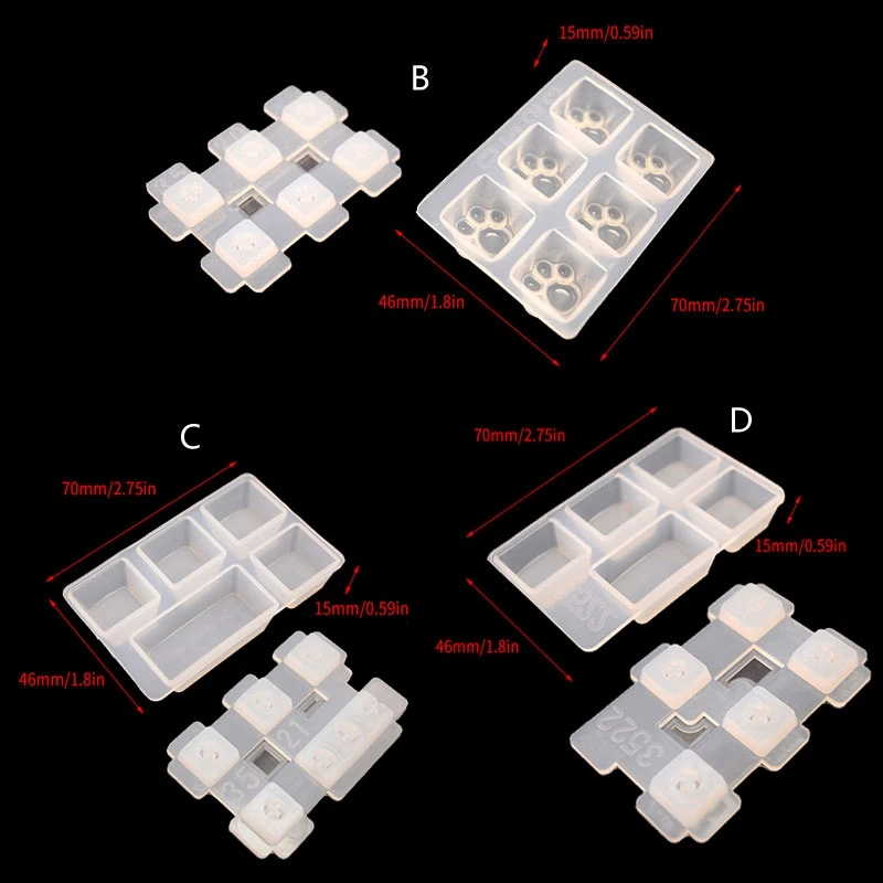 Epoxy Resin Mold for Custom Pet Paw Keycaps on Mechanical Keyboards
