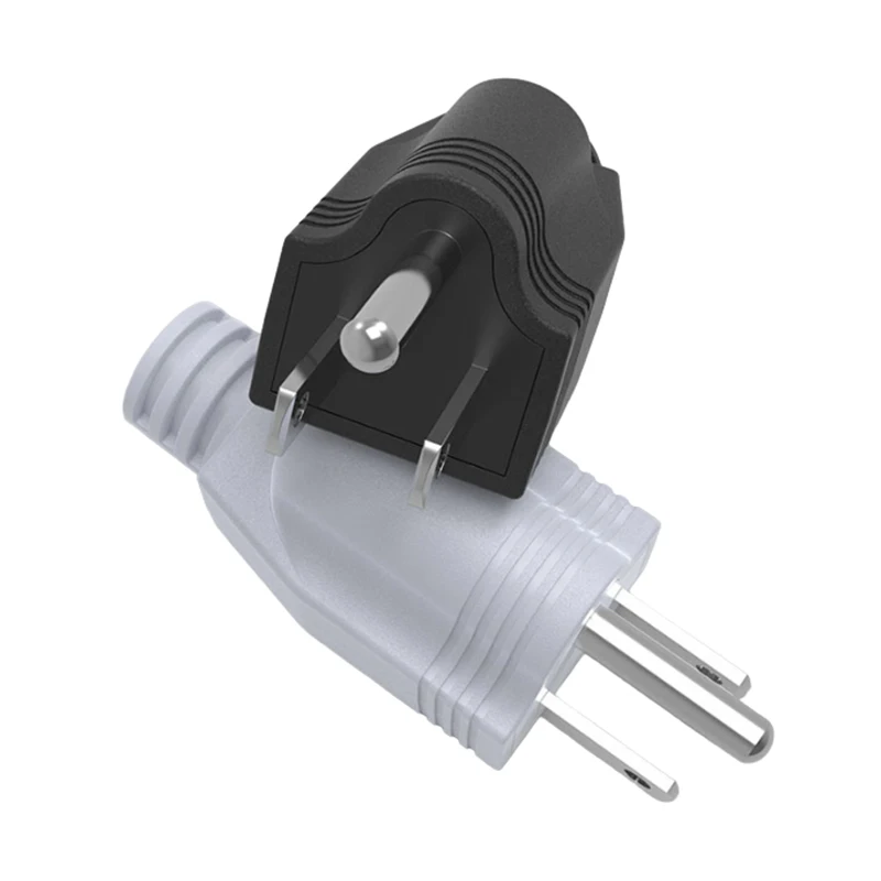 American Detachable Plug American 15A AC Electrical Power Male Plug Adaptor Adapter Wire Rewireable Extension Cord Connector