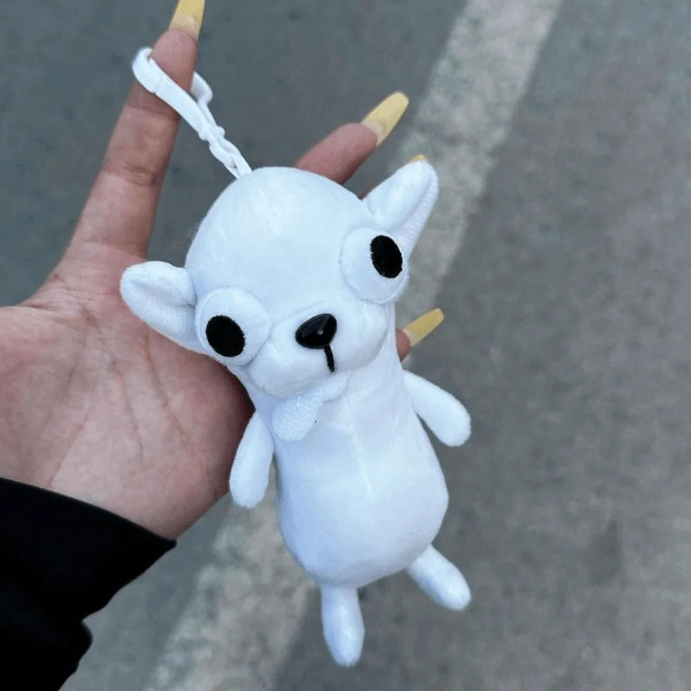 Stuffed Animals Chihuahua Pendant Puppy Pet Keychain Pendant Stuffed Chihuahua Doll 17cm Kawaii Chihuahua Simulation Dog