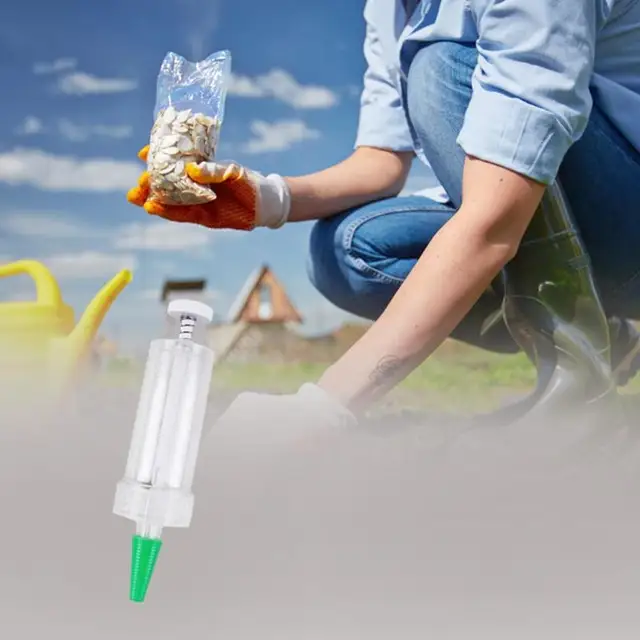 1Db Mini Vetőmag Kézi Vetőgépek Virág Edény Virágmag Ültetvény Kerti Kertészeti Készlet - Image 5