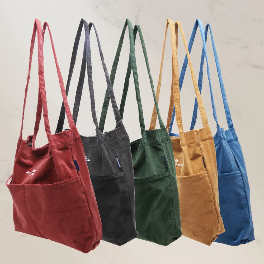 

Casual Corduroy Shoulder Satchel Bag Solid Color Tote Bag Fashion Gym Bag Travel Bag Daily Handbag Plush Designer Weekender Bag