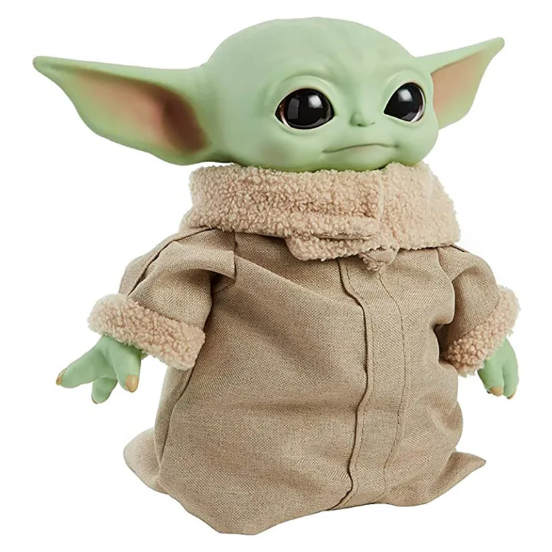 

28cm Disney PVC Model Figure Grogu Plush Action Figure Baby The Mandalorian Anime Collection Dolls Ornament Children Toys Gifts