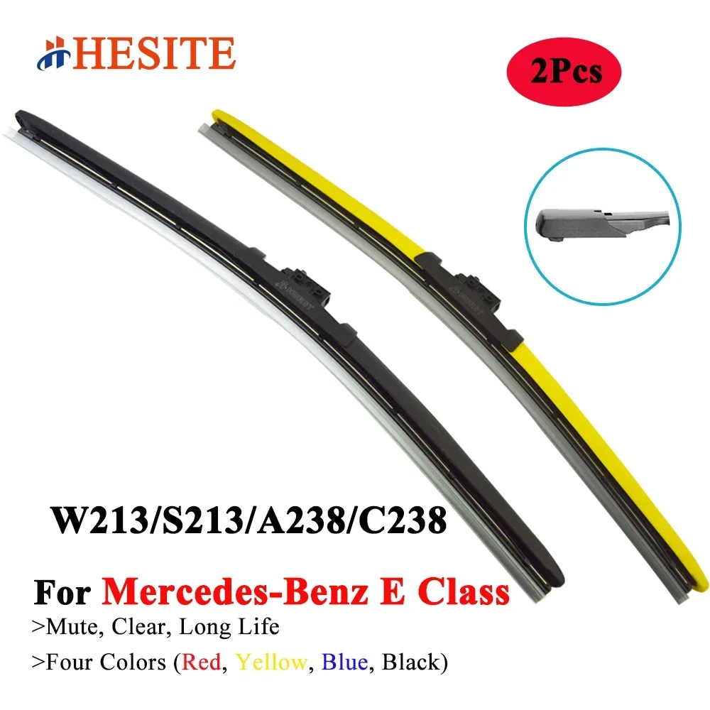 

HESITE Colorful Wiper Blades For Mercedes Benz E Class E180 E200 E250 E300 E400 E450 E53 E63 AMG 2016 2018 2019 2020 2021 2023