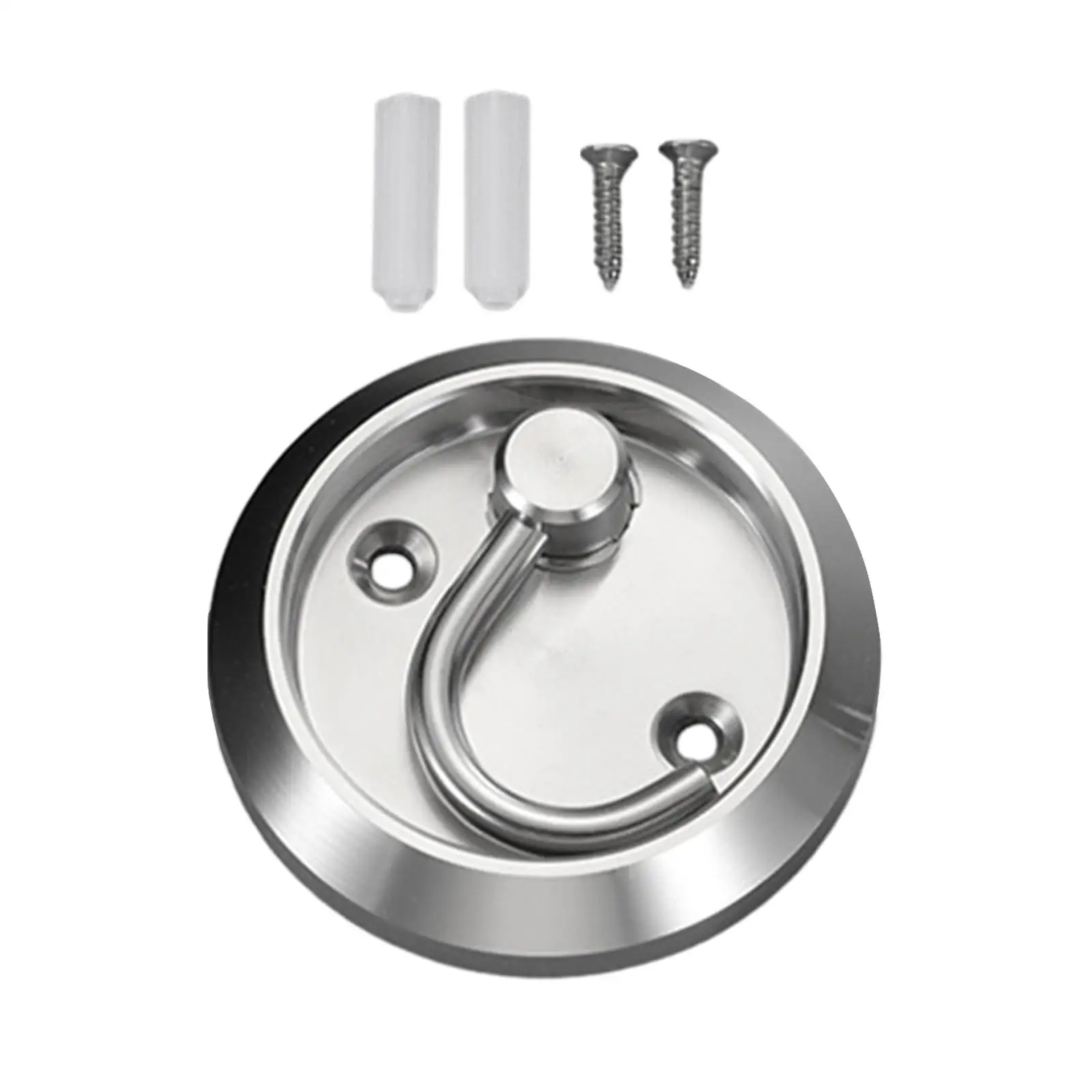 

Rotating Single Hook Family Stainless Steel Cabinet Multipurpose Sturdy Hanging Holder for Kitchen Bathroom Wall Clothes Hook