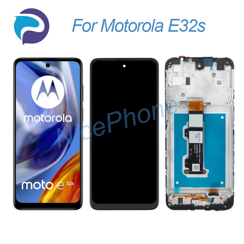 

Для Motorola E32s ЖК-экран + сенсорный дигитайзер дисплей 1600*720 E32s ЖК-экран дисплей