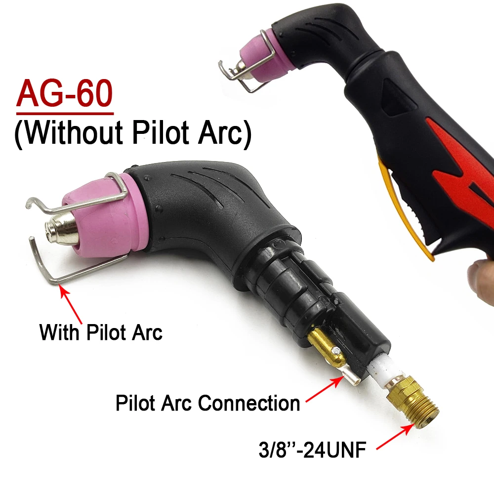 Professional AG60 Torch SG55 Torch Plasma Cutter Gun with/without Pilot Arc Plasma 60A Cutting