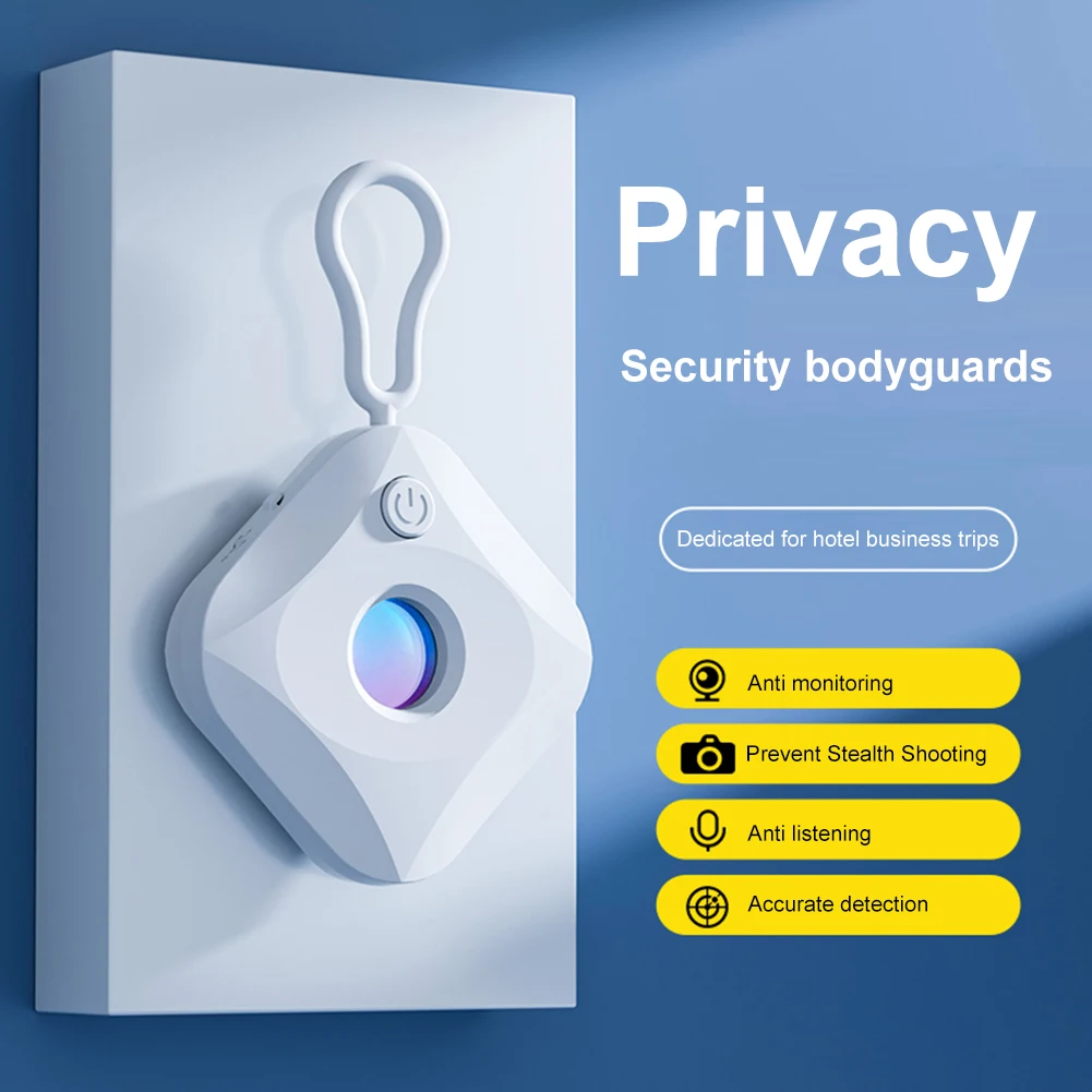 Wireless Anti Spy Detector Anti-Peeping Hidden Devices Scanner Security Protection Infrared Camera Finder for Home Office Travel
