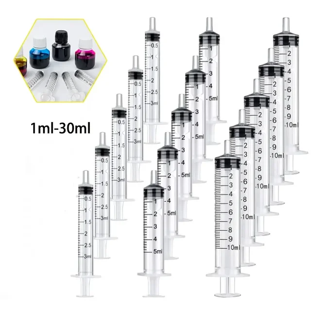 1ml-10ml Disposable Syringes Syringes Without Needle Syringe Glue Pet Feeding Needle Kitchen Tools Plastic Bulk Needle-Free 1