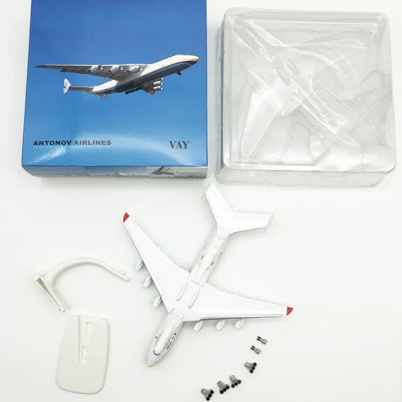 20cm Alloy Metal Soviet Union Air ANTONOV 225 An-225 Mriya WORLD BIGGEST CARGO 1/400 Scale Diecast Airplane Model Plane & Wheels 20cm alloy soviet union air antonov 225 airlines an 225 an 225 mriya world biggest cargo airplane model plane diecast aircraft