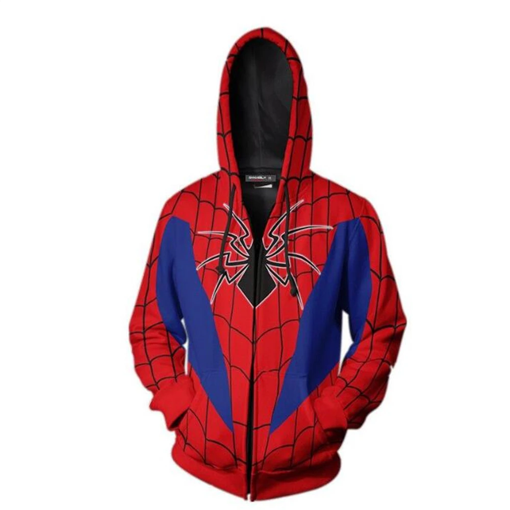 Marvel Homecoming Scarlet Spider Sudadera con capucha para hombre, suéter con lejos de Spiderman, superhéroe, los | - AliExpress