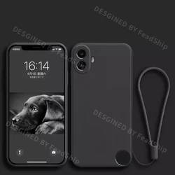 Luxury Shockproof Silicone Phone Case with Screen Protector for Nothing CMF Phone 1 (Black)