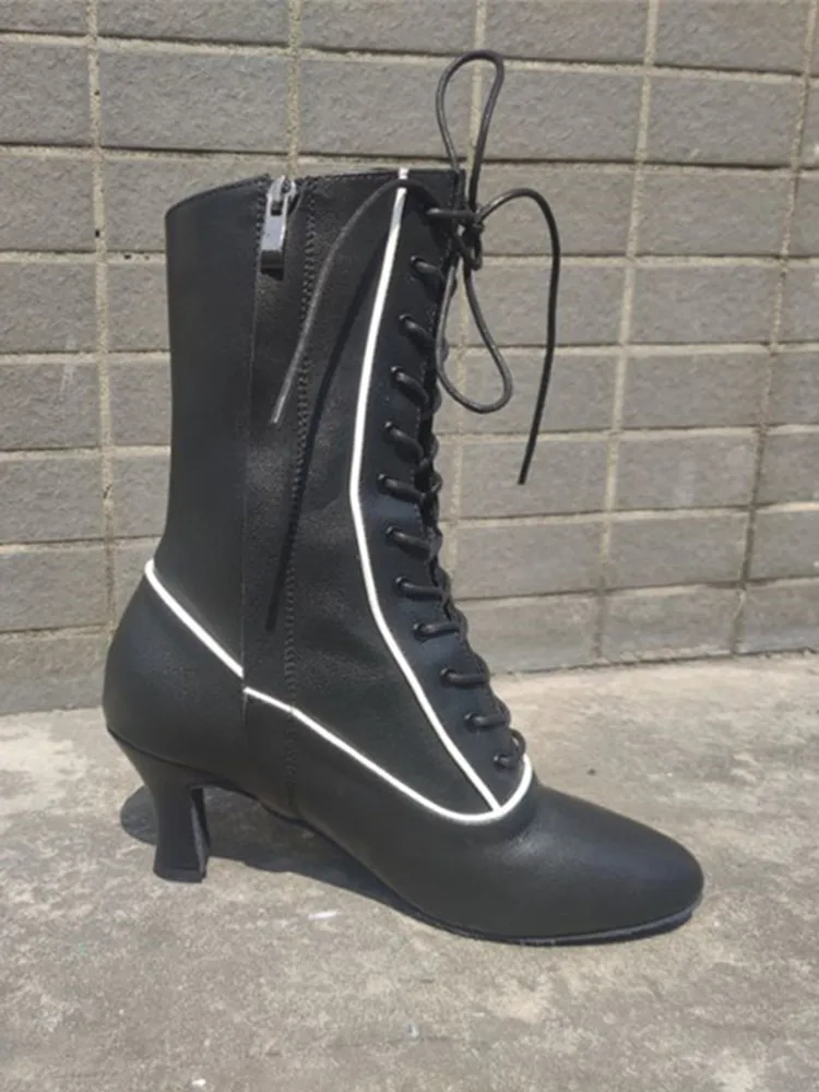 Practice DIY Latin Dance Boots Ladies Salsa Tango Dance Shoes Indoor Sports Shoes Professional Ballroom Party