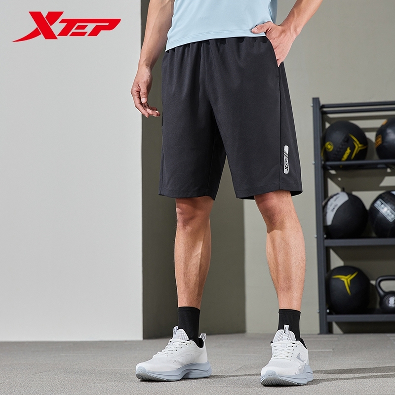 Xtep Woven Trousers For Men 2024 Summer Quick-Drying Men's Sweatpants Sporty Training Comfortable Outdoor Bottoms 876229970152
