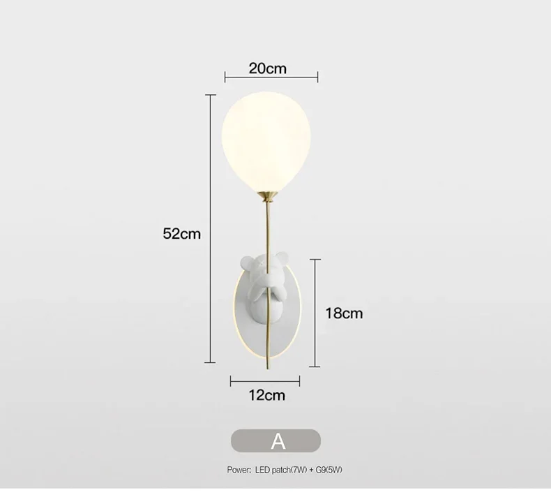 Lampe Murale Ours Créatif - vue 3