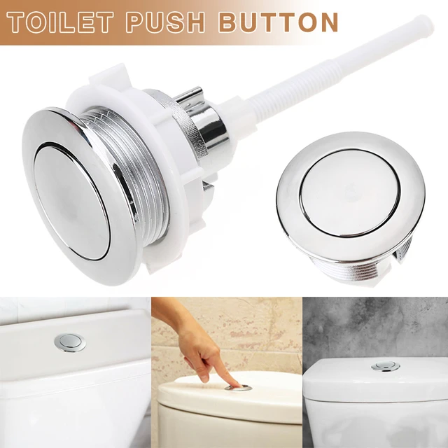 Bouton poussoir économiseur d'eau pour toilettes, bouton de chasse