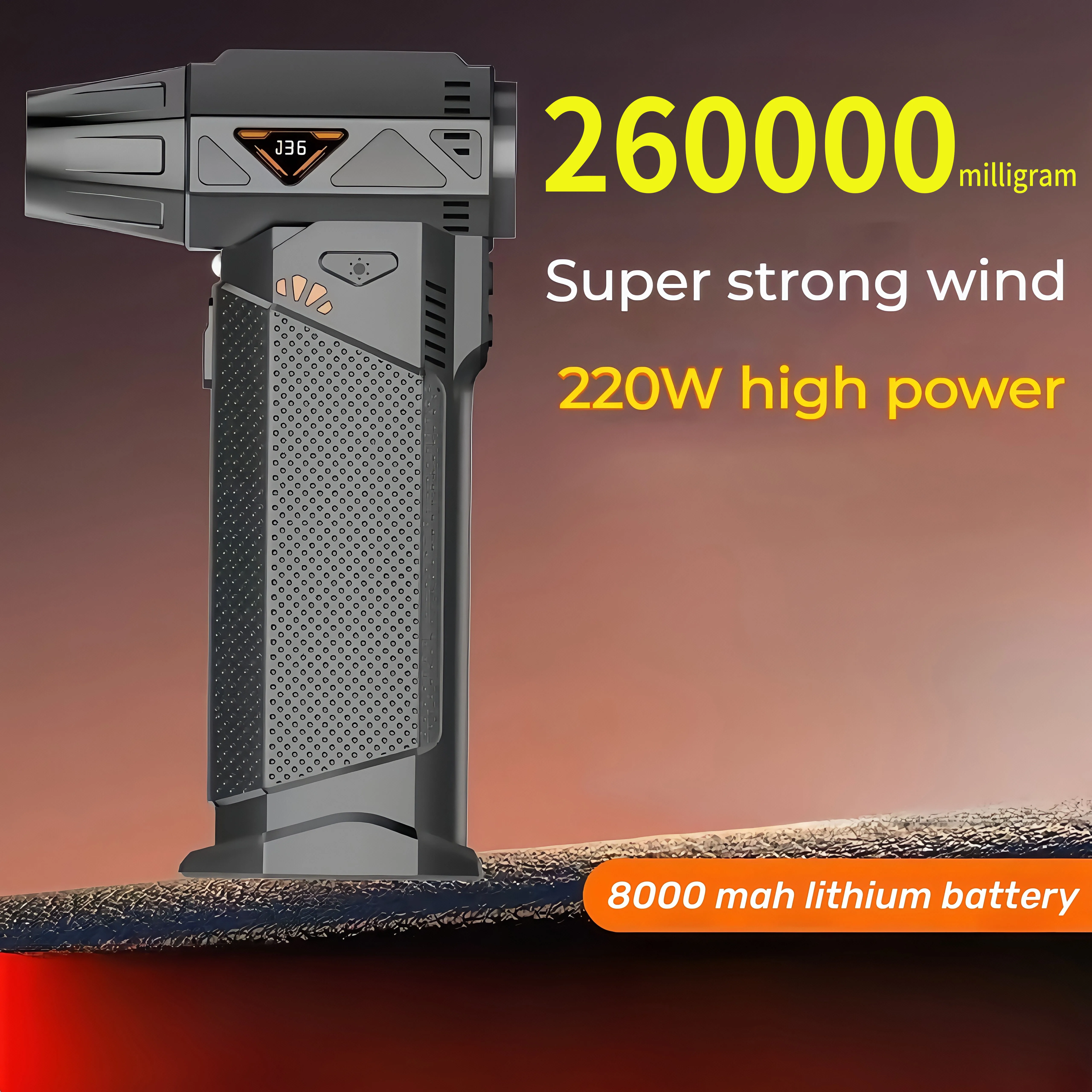 AbuDodo 53 เมตร/วินาที 260g Downforce พัดลมเทอร์โบมอเตอร์ไร้แปรงอุตสาหกรรม Cooling High-Power การไหลของอากาศทนความร้อน 1