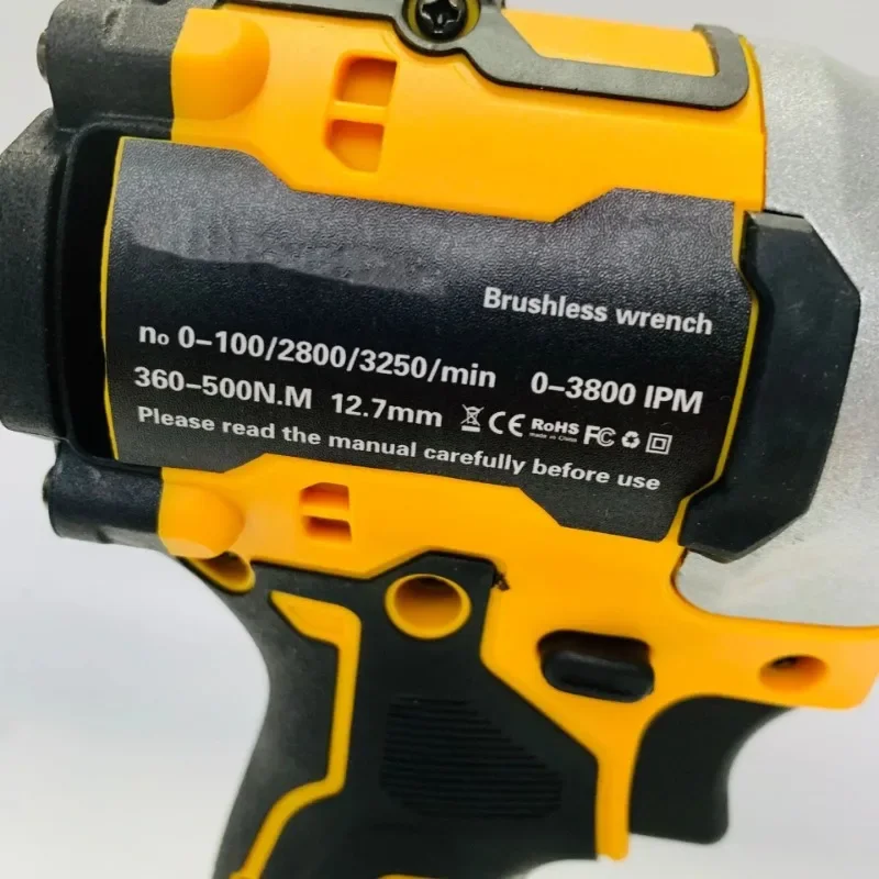 Fit for Dewalt 18V 20V Battery Brushless Impact Wrench Electric Screwdriver 500N.M 2-in-1 Cordless Driver Repair Power Tools 5