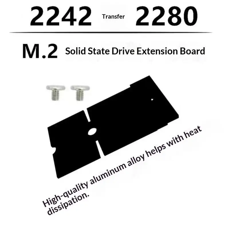 Enhanced M.2 SSD Length Conversion Bracket DIY Kit - Complete Set with Enhanced PCB Hardware