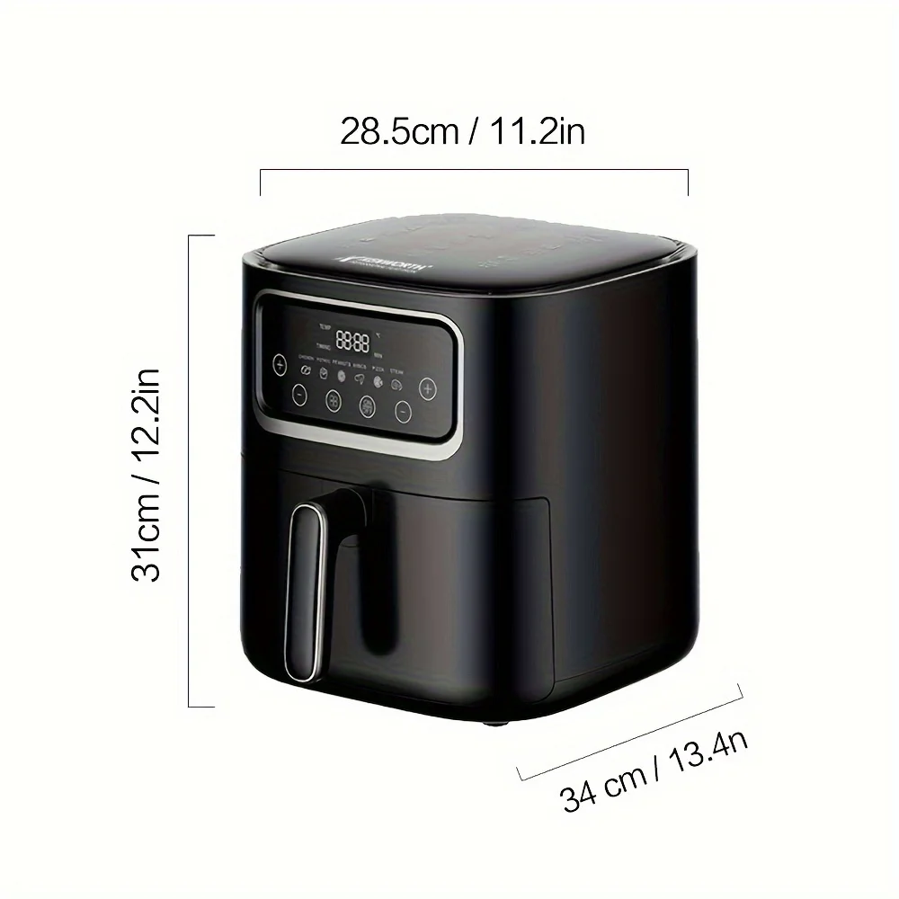 wholesale smart air deep fryers ninja kitchen appliances multifuncional  electric 6l 8l dual double digital air fryer without oil - AliExpress