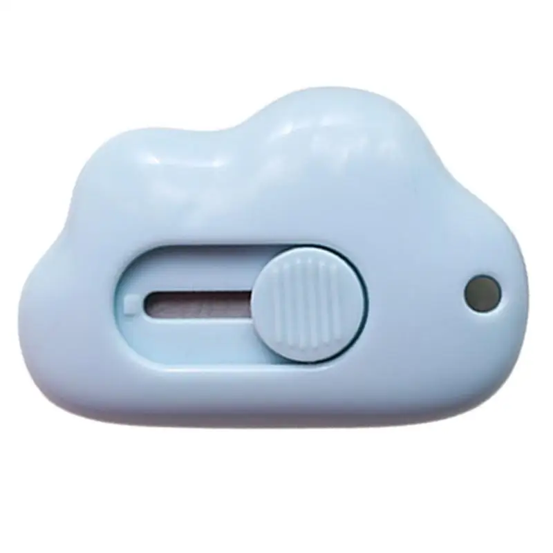 

Cute Cloud Shape Mini Utility Knives Box Cutter Retractable Letter Opener Portable Dismantling the Courier Tool