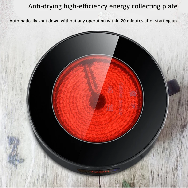 1500W Hot Cooker Plate Multifunction Electric Stove Heater Hotpot Tea Maker Water Heater Boiler Milk Heating Furnace Seat 220V 4