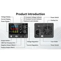 Adjustable Laboratory DC Power Supply 30V5A Four Digit Display Mini Phone Repair Voltage Regulator bench Switching Power Supply - Image 5