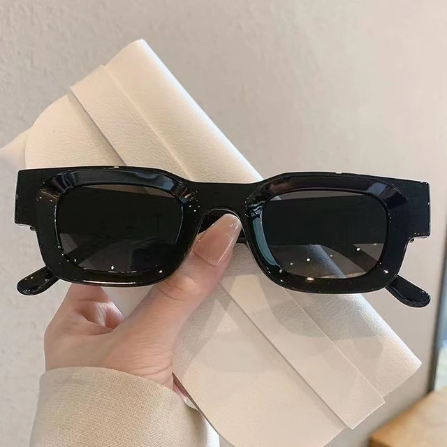 Fashion Small Frame Sunglasses for Women Men Vintage Black Rectangle Sun  Glasses Female Luxury Brand Designer Eyewear Gafas - AliExpress