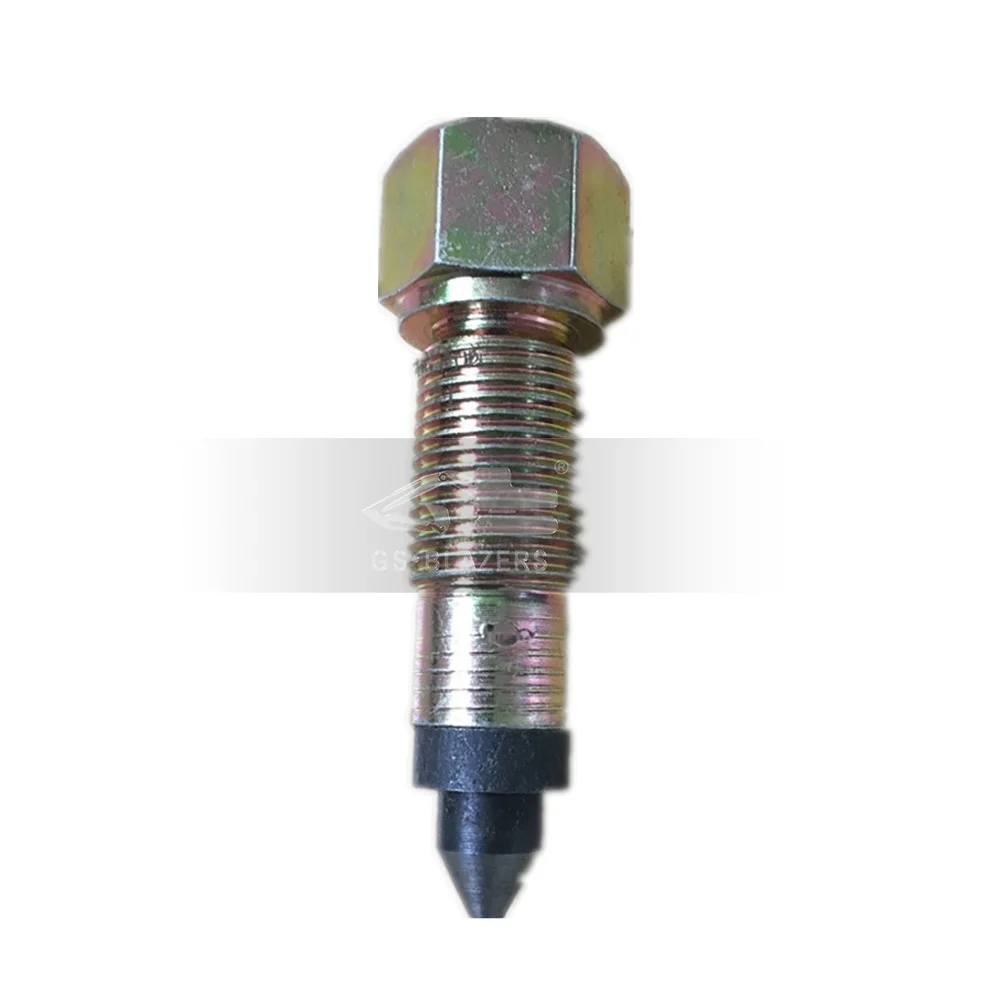 Excavator Parts For 60 80 220 215 225-7 Chain Nozzle Tensioner Cylinder Check Valve Lubrication Oil Valve Oil Channel