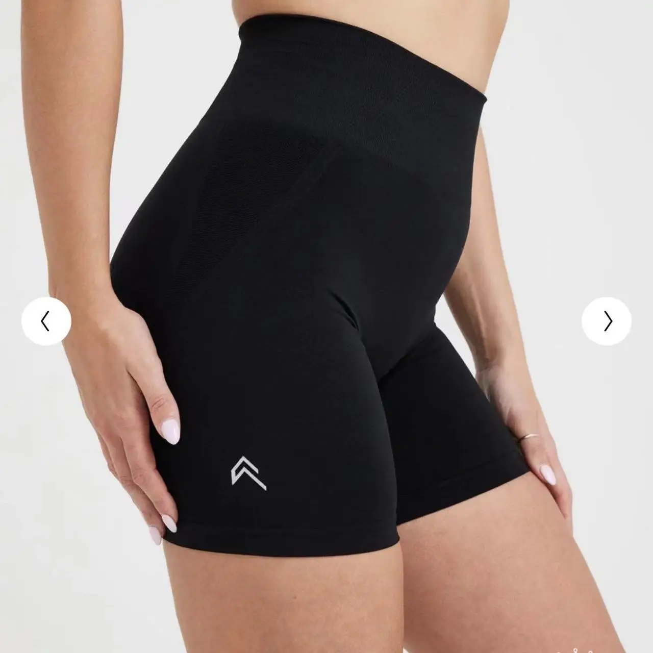 Four Seasons Women's Oneractive Fitness Shorts High Waist Abdominal Exercise Yoga Peach Hip Lift Tight Quarter Pants