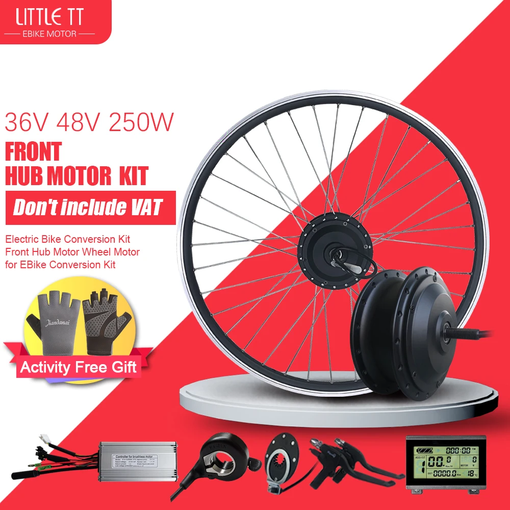 EBike Conversion Kit 16 29Inch 700C 36V 48V 250W Front Hub motor Wheel