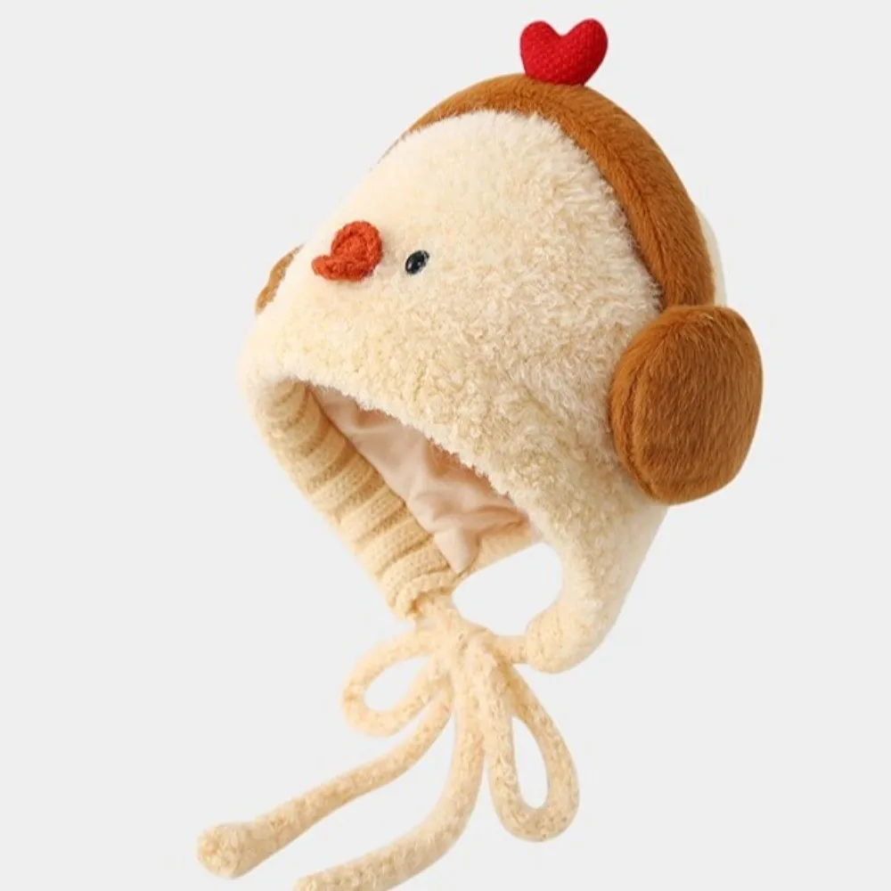Fashion Cute Cartoon Children Hat Cold Proof Windproof Ear Protection Hat Thickned Warm Hat Children