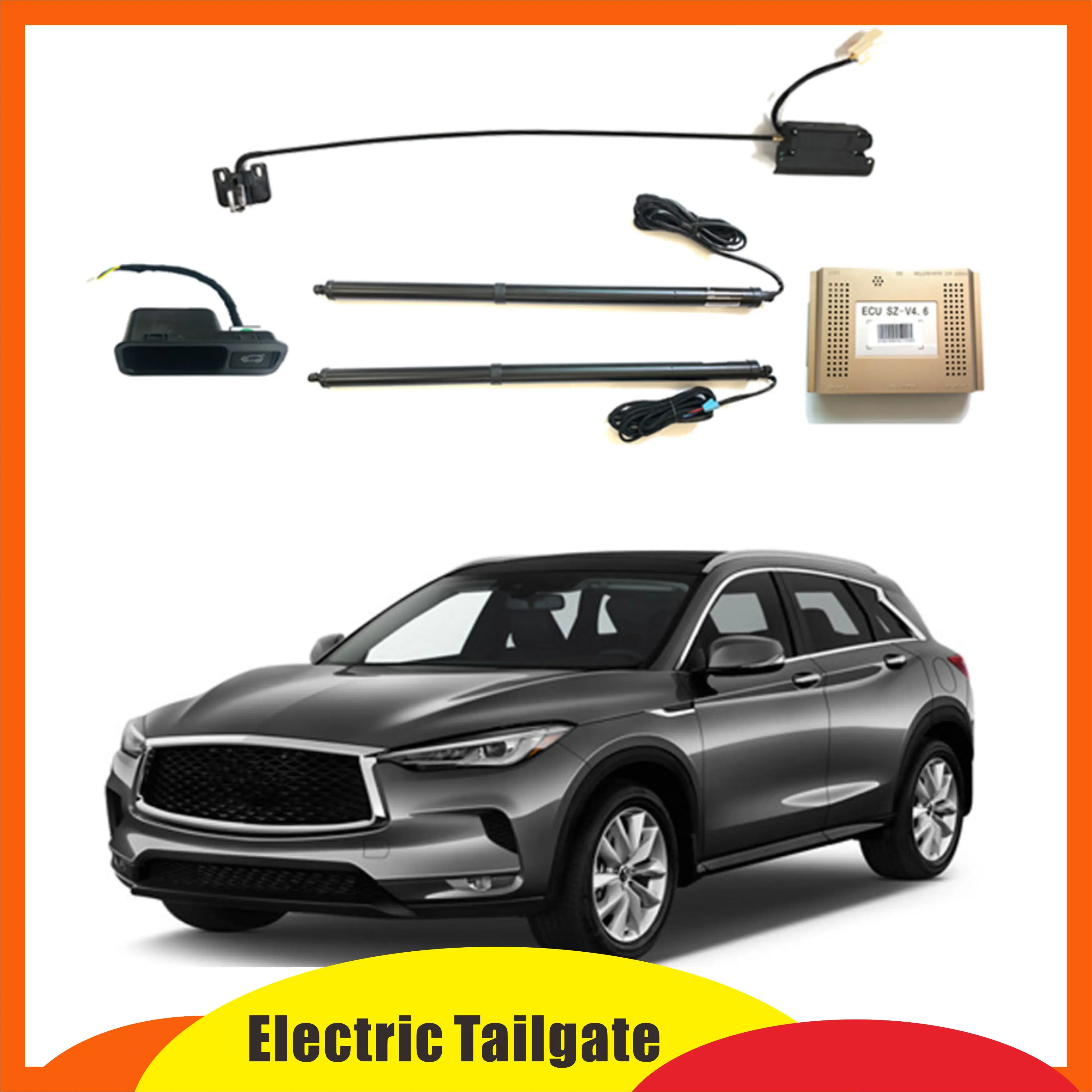 

For Infiniti QX50 2015~2019 ​​Car Soft Close Door Latch Pass Lock Actuator Auto Electric Absorption Suction Silence Closer