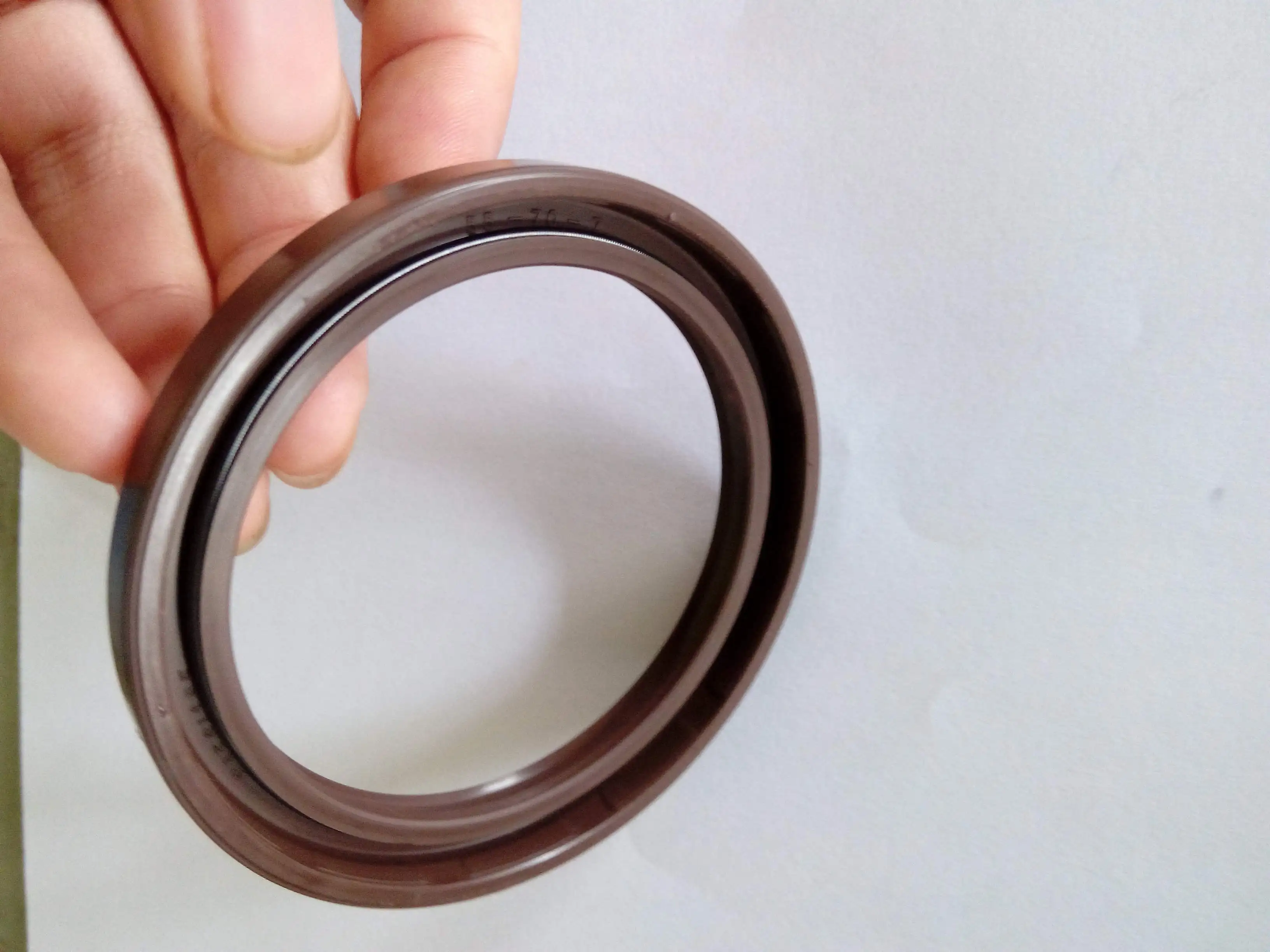 45*62*7/5 or 45x62x7/5 BABSL10F*2 type Rubber/ rubber Hydraulic dust pump oil seal DMHUI brand ISO 9001:2008
