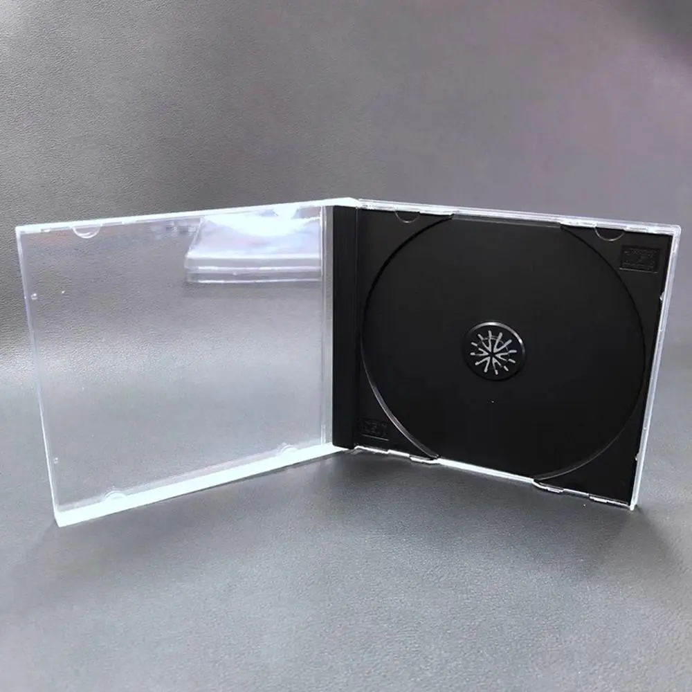 앨범 박스 반투명 CD 보호 케이스 먼지 방지 스크래치 방지 디스크 CD 박스 투명 빈 싱글 디스크 보관 DVD 케이스