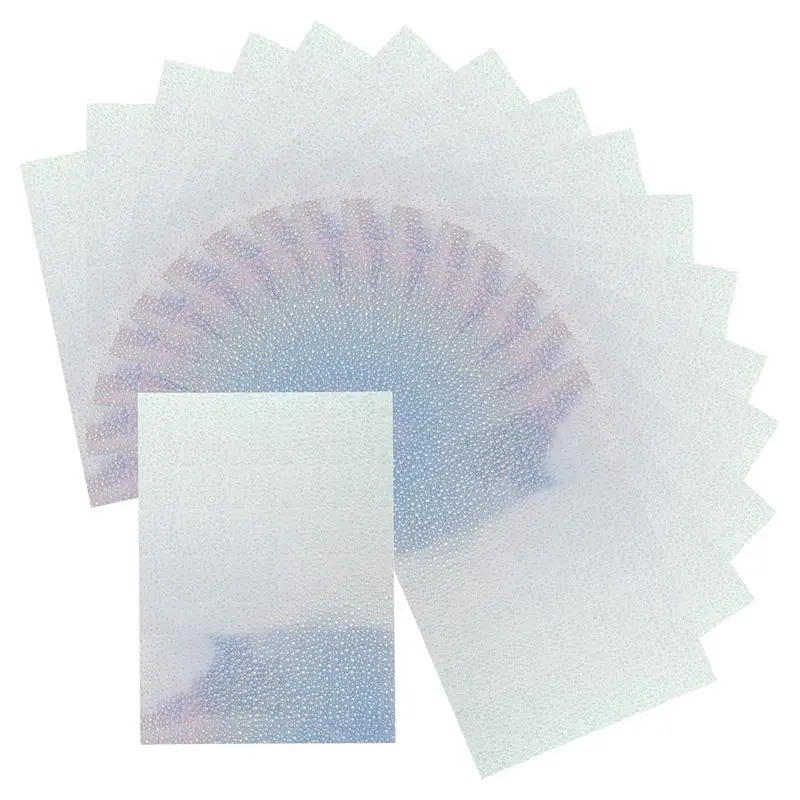 

20sheets Printable Vinyl Sticker Paper Waterproof A4 Transparent Copy Paper For Inkjet Printer DIY Self-Adhesive Label Stickers