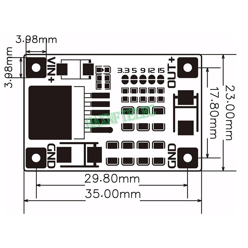 LT1963 1.5A DC 선형 조정 전원 공급 모듈 레귤레이터 LDO 보드 저드롭아웃 3.3V 5V 9V 12V 15V 출력