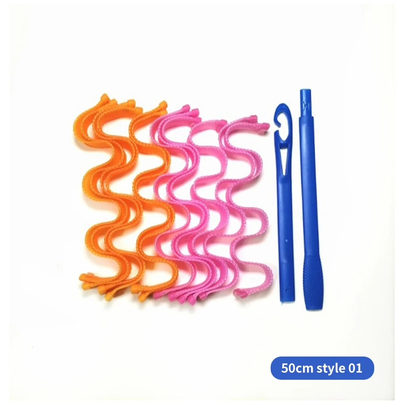 Heatless Hair Curlers – No Heat Ribbon Rollers Kit with Soft Headband for Effortless Styling