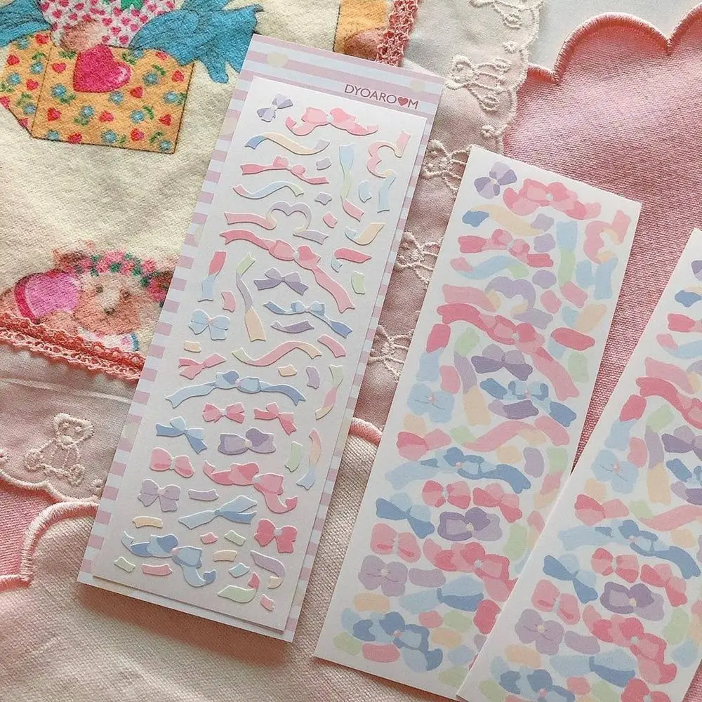 1 Sheet Crafts Korean Journal Phone Diary Self-adhesive Scrapbooking Sticker Decorative Stickers Cardmaking