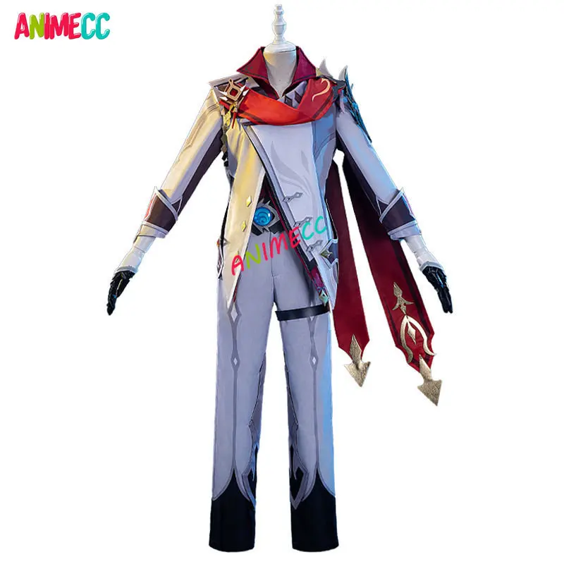 

Костюм для косплея тартаглии Genshin Impact, костюм для косплея, парики тартаглии, униформа аниме, наряд для Хэллоуина, мужские костюмы, полный комплект