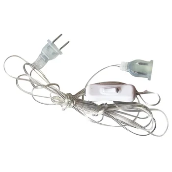 EU / US Plug 3 / 5m Extender Wire For LED String Light Christmas Holiday Wedding Party Lighting Curtain Light String Extension 5