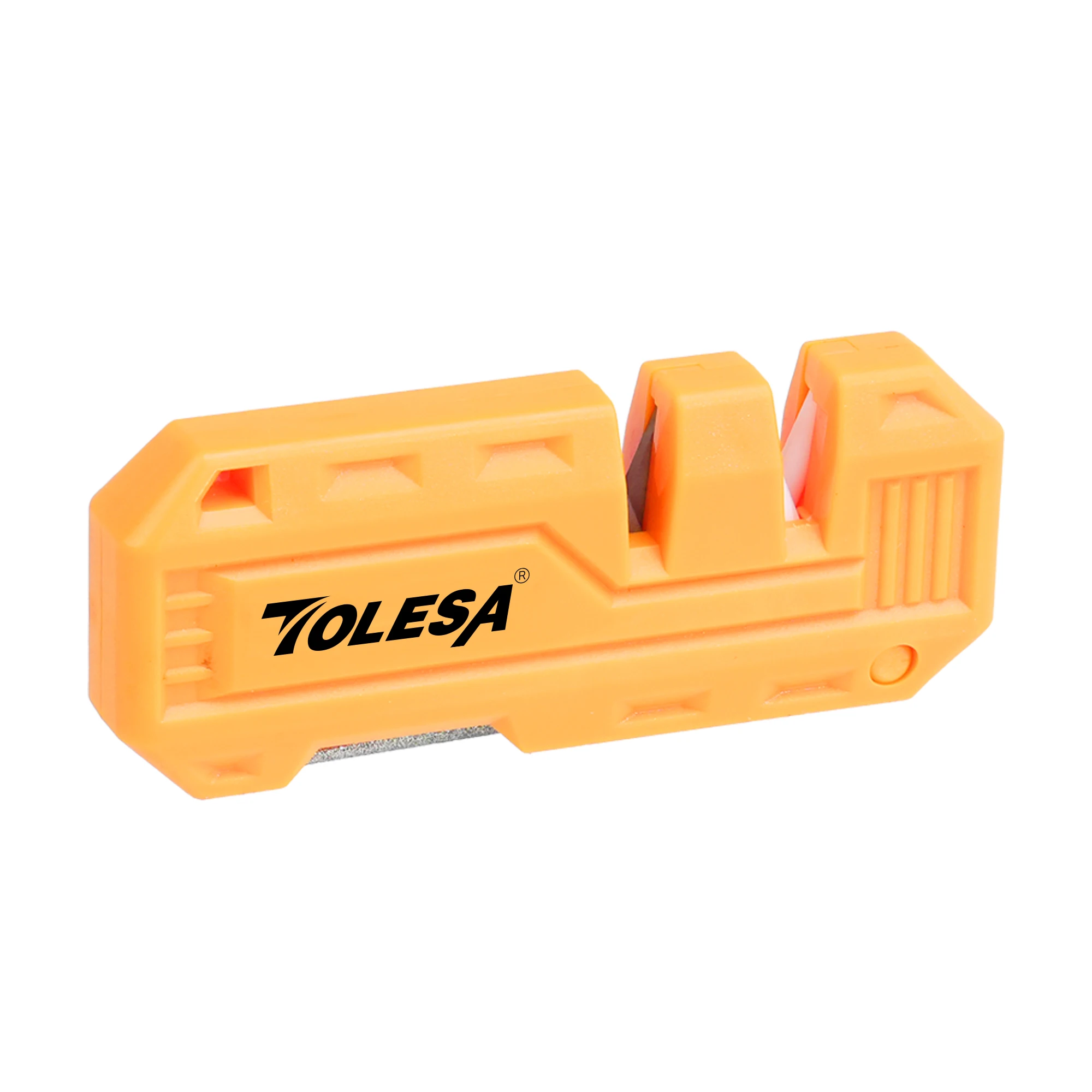 Whetstone Knife Sharpener TOLESA Mini Multipurpose Portable with Diamond Sharpening Rod 2 in 1 Outdoor Tools