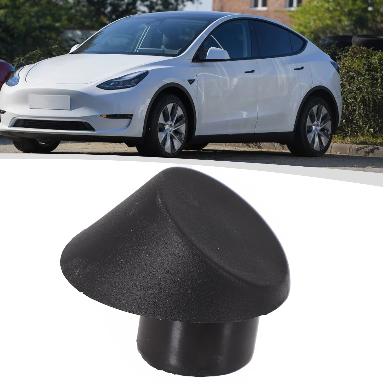 

1x New Tail Gate Cushion Stop Buffer Cushion Fits For Tesla Model Y 2020-2022 #1507942-00-C Direct Replacement Plug-and-play