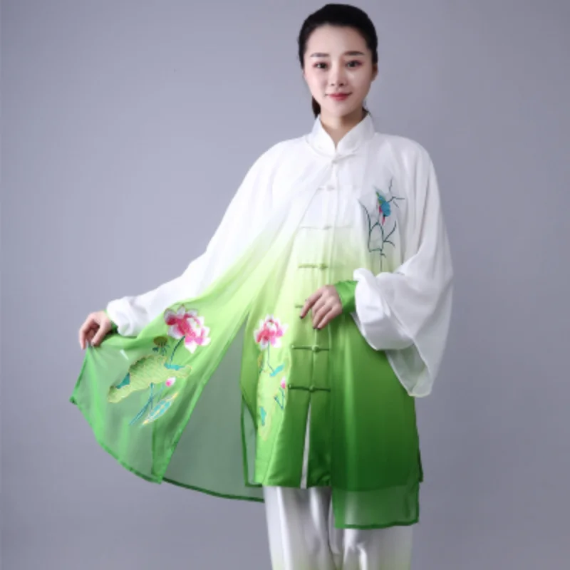 Fashion Tai Chi Uniform Women Men Martial Arts Uniform Chinese