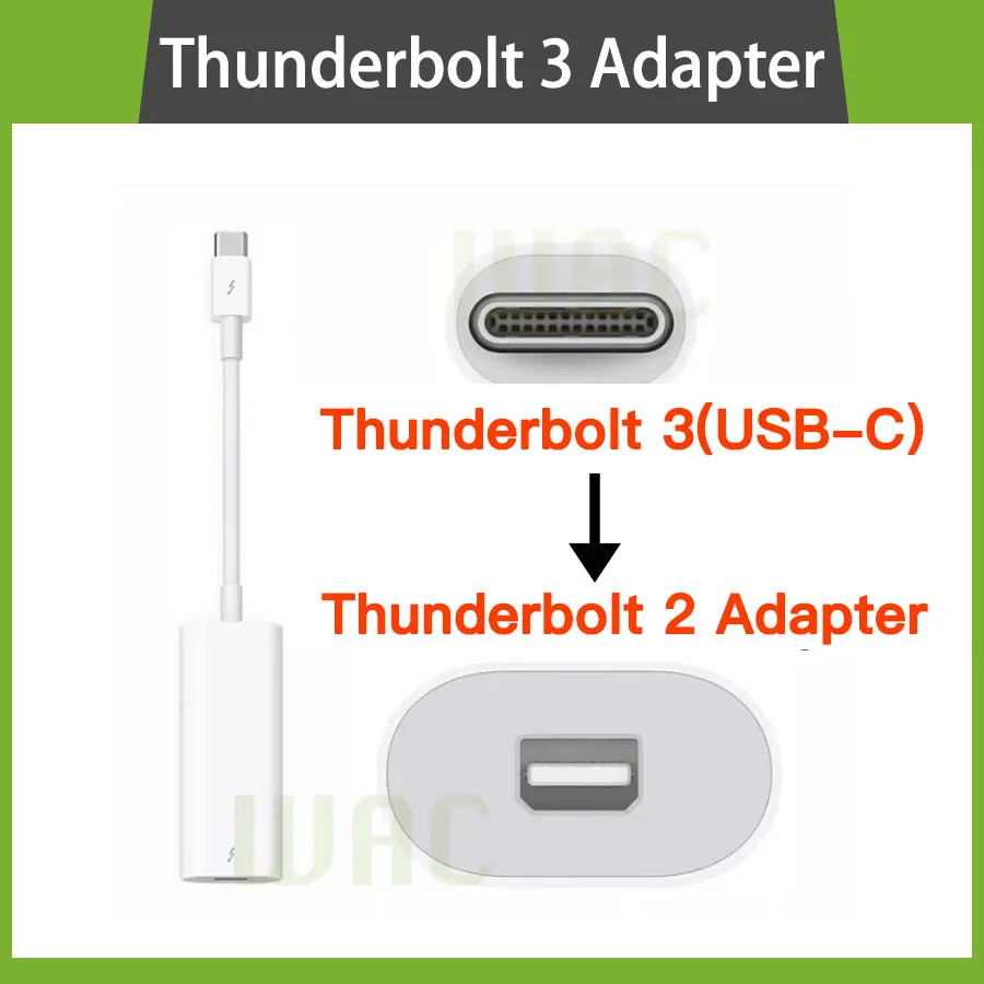 Thunderbolt 3 USB-C to Thunderbolt 2 Adapter Converter Cable A1790