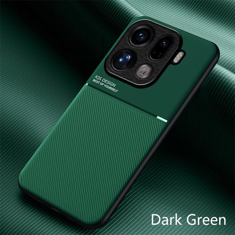 Magnetic Leather Protective Phone Case - Premium Soft Back Cover