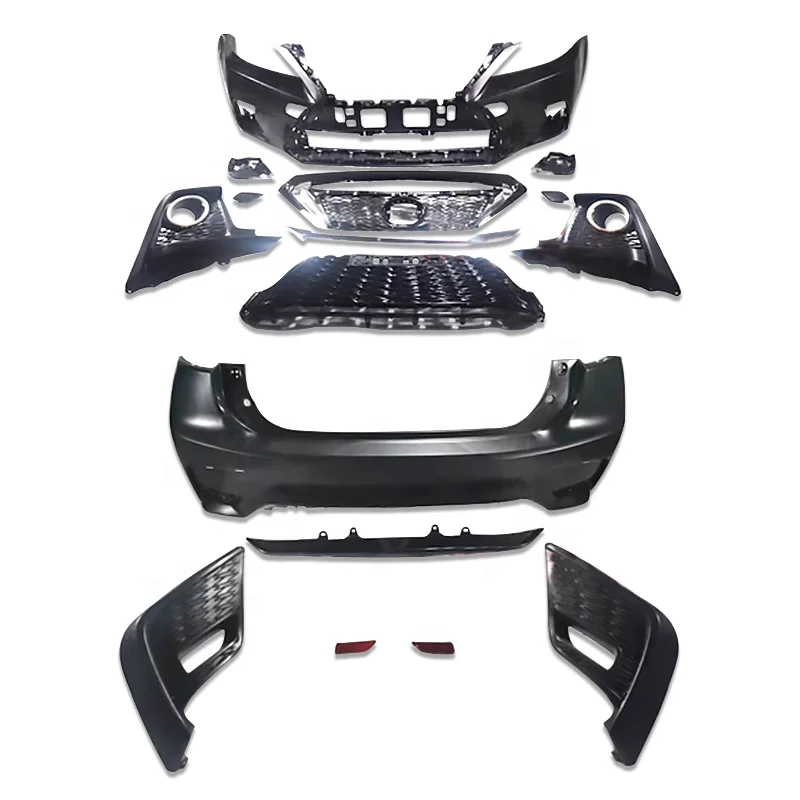 

2021 New Style Car Front Bumper Rear Bumper Parts For Lexus CT200H 2012-2020 PP Material Body Kits Front Grill Front Facelift