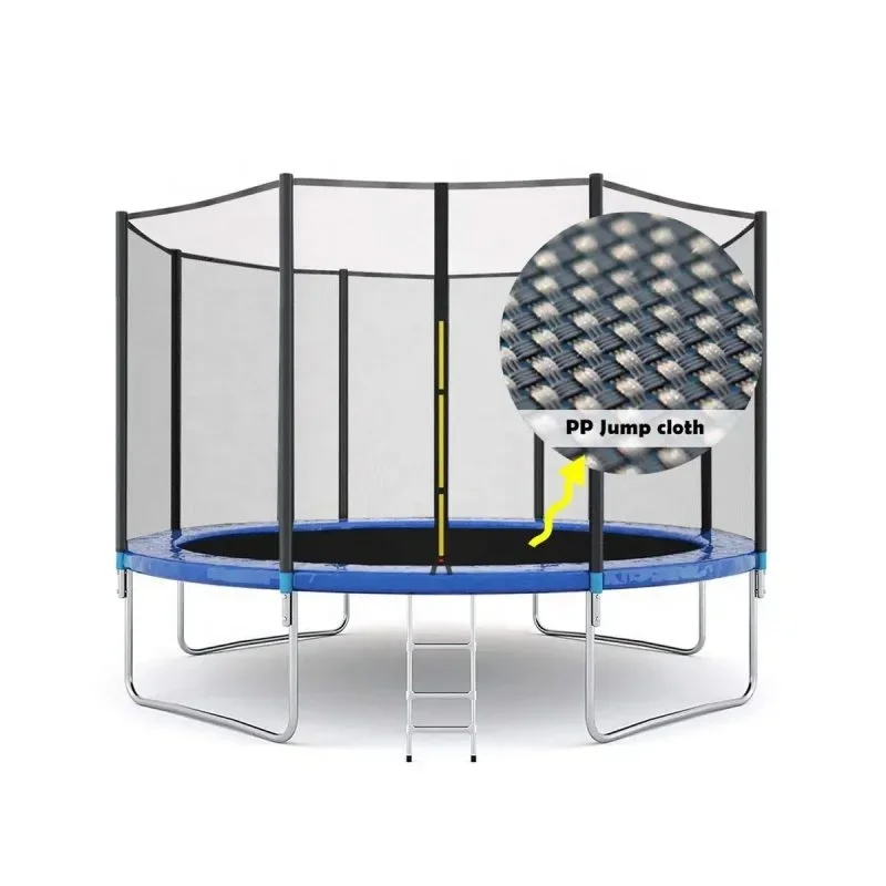 

Black Wholesale Large Park Custom LOGO High Quality 6FT 16FT Big Round Child Outdoor Kids Trampoline With Protective Net