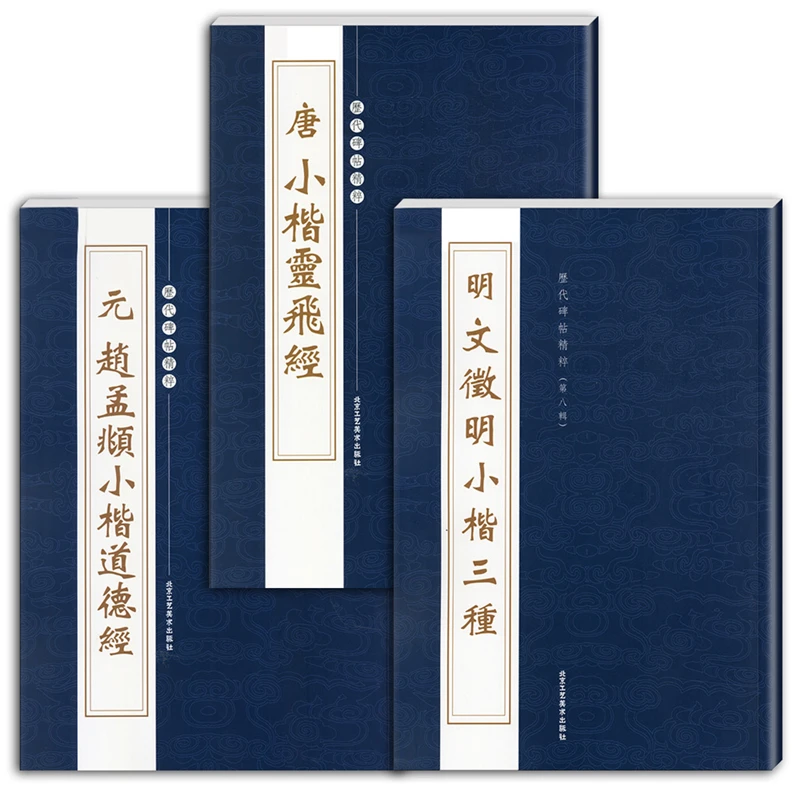 Chinese Classics Collection Copybook Regular Script Calligraphy Brush Hard Pen Practice Book HD Featured Original Inscription