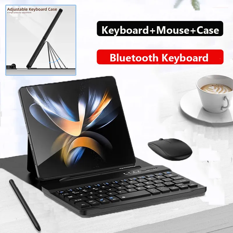 Per Honor Magic V2 V2 Rsr Porsche Vs2 V Per Honor Magic Vs Custodia Pieghevole Magnetica Wireless Con Tastiera Cover Pen Mouse