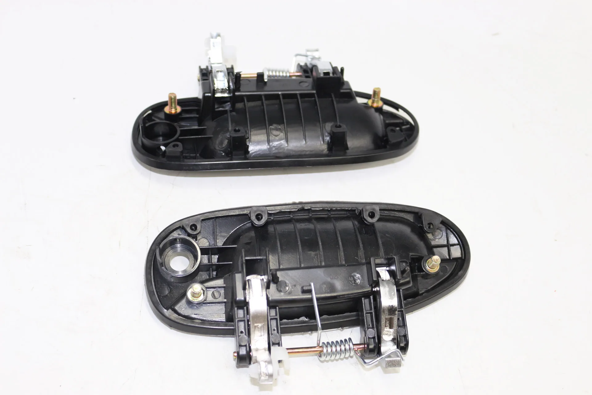 2Pcs 크롬 외부 도어 핸들 전면 LH + RH 승객 0K2FB58410 0K2FB58420 Kia Carens 2002-06 용